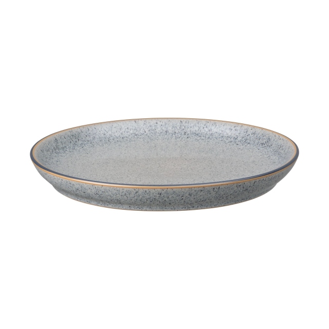 Grey Coupe Dinner Plate - Denby Studio
