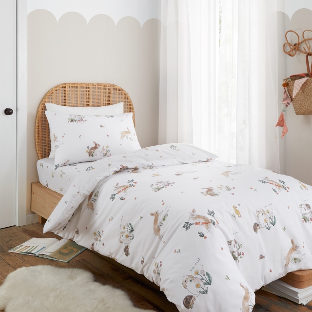 Bunnies Whiite Bedding Collection - Little Bianca
