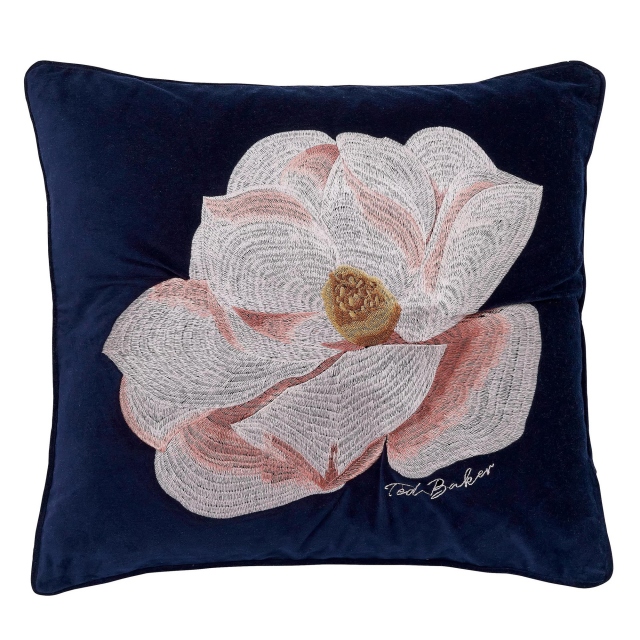 Small Navy Cushion - Ted Baker Opal Floral