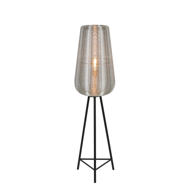 Silver Tripod Floor Lamp - Aneena