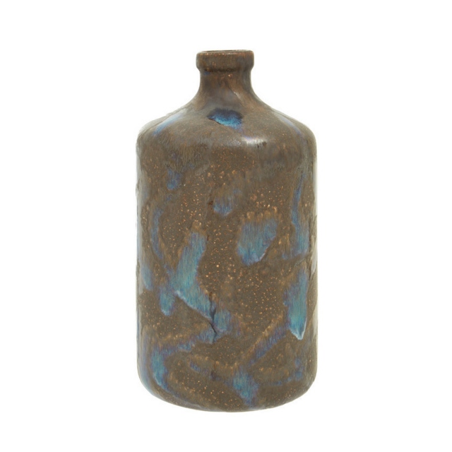 Brown Bottle Vase - Silas