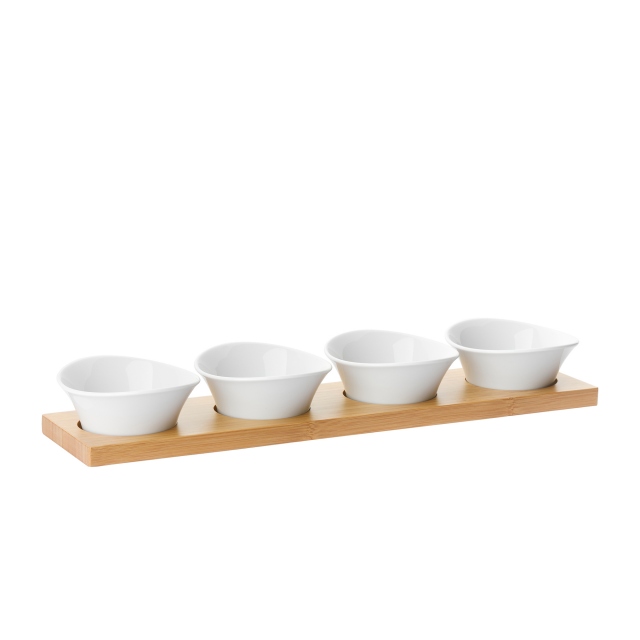 Dip Bowls & Bamboo Tray Set - Zwilling
