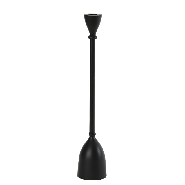 Medium Black Candle Holder - Pasur