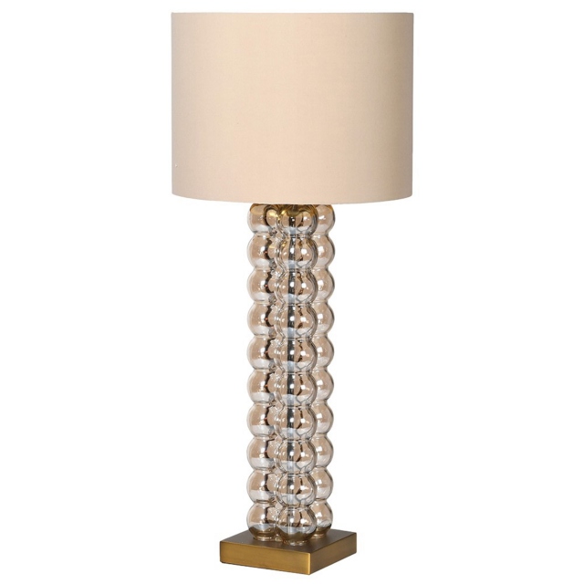 Glass Gold Table Lamp - Bally