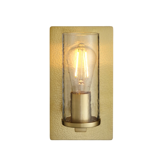 Gold Wall Light - Hammered