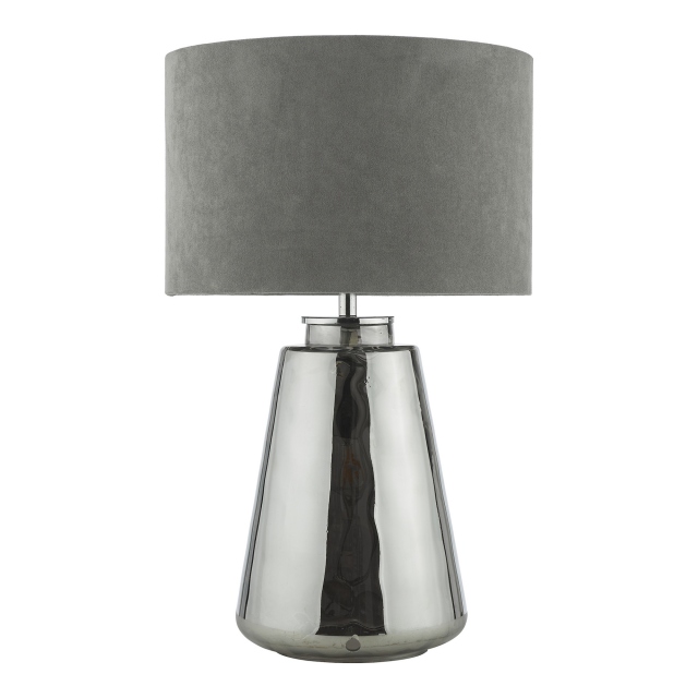 Smoked Grey Table Lamp - Cliff