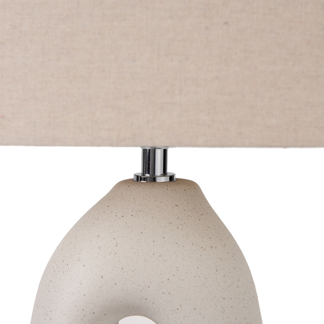 Organic Cream Table Lamp - Lala