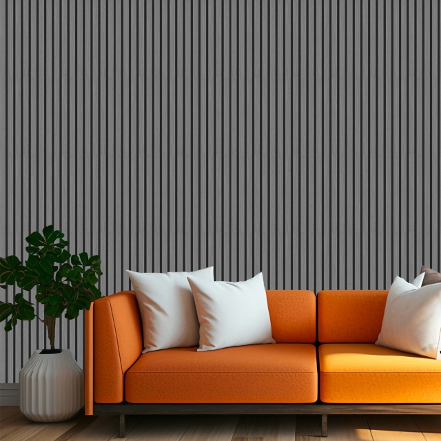 Light Grey - Decorative Acoustic Slat Wall Panel