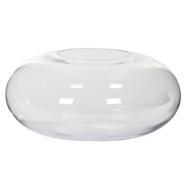 Wide Glass Bowl - Abby