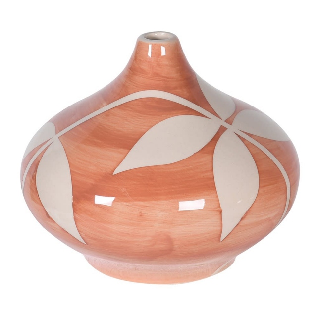Peach Flower Vase - Grace