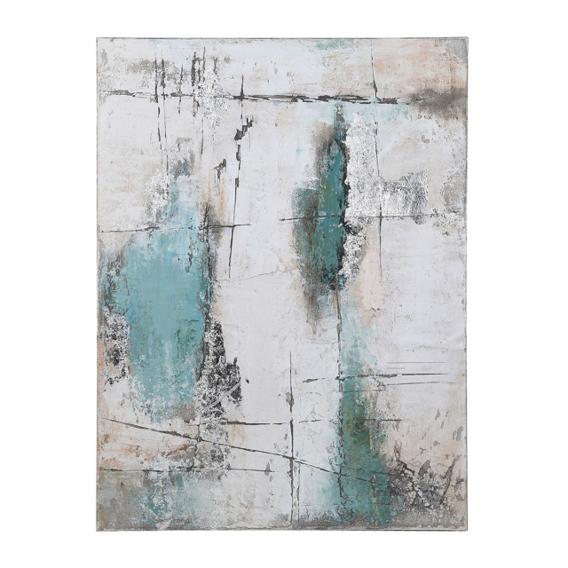 Painted Canvas - Teal Dream