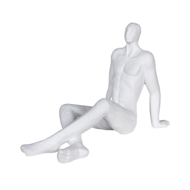 Sitting Man Sculpture - Leighton