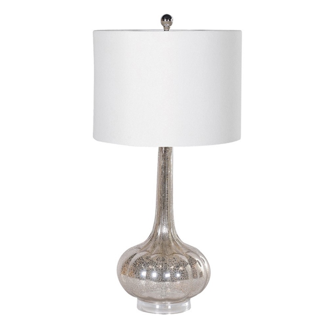 Silver Table Lamp - Cora