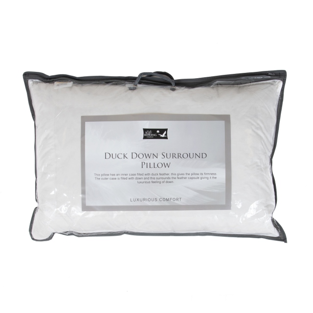 Duck Down Surround Pillow - The Soft Bedding Company