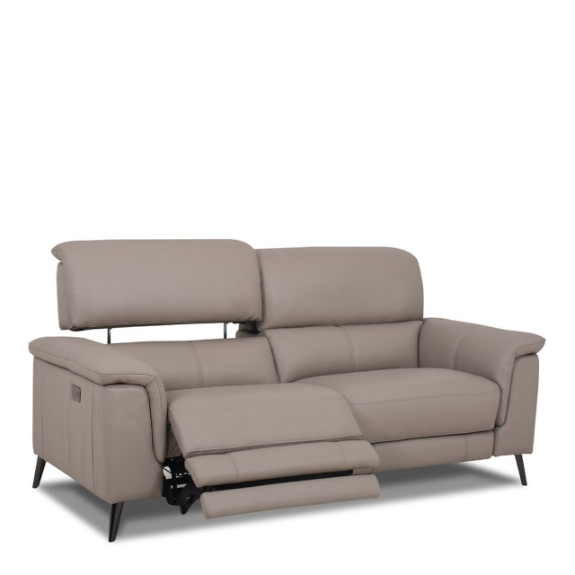 2 Seat 2 Power Recliner Sofa In Leather - Virage