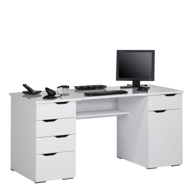 9539-5639 Desk White - Aries