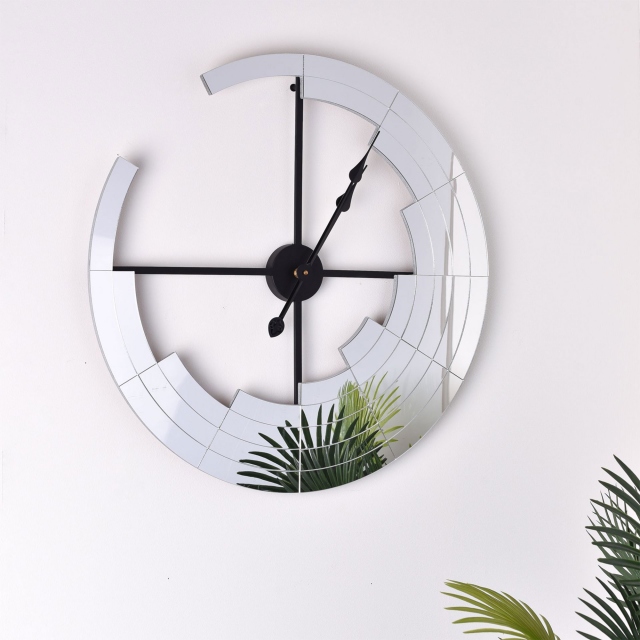 Crescent Wall Clock