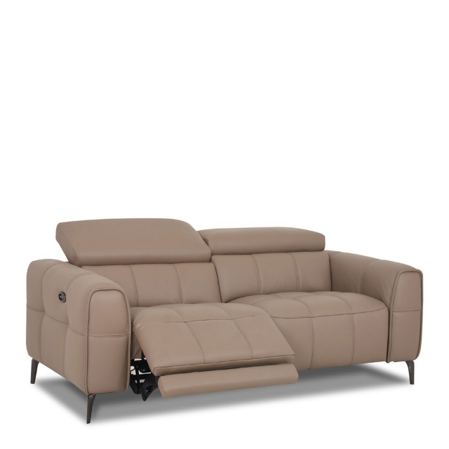 2 Seat 2 Power Recliner Sofa In Leather - Panamera