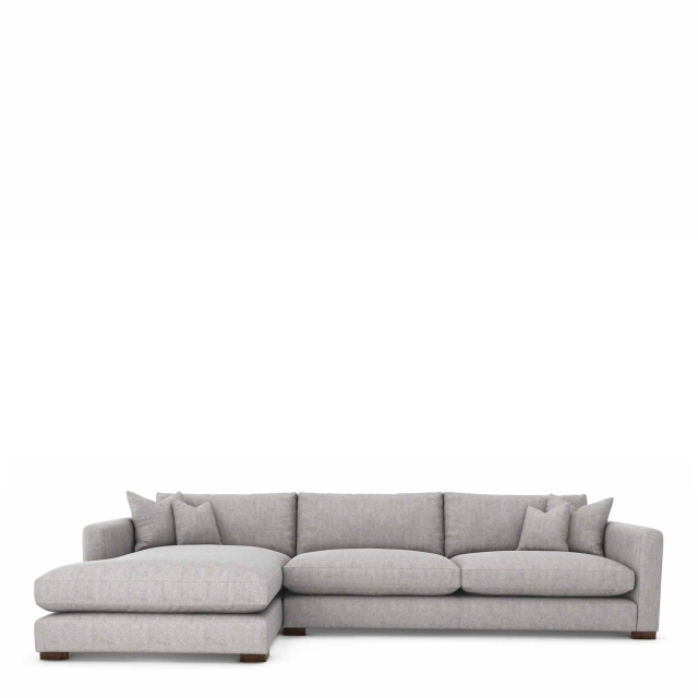 Large LHF Chaise Group In Fabric - Felix