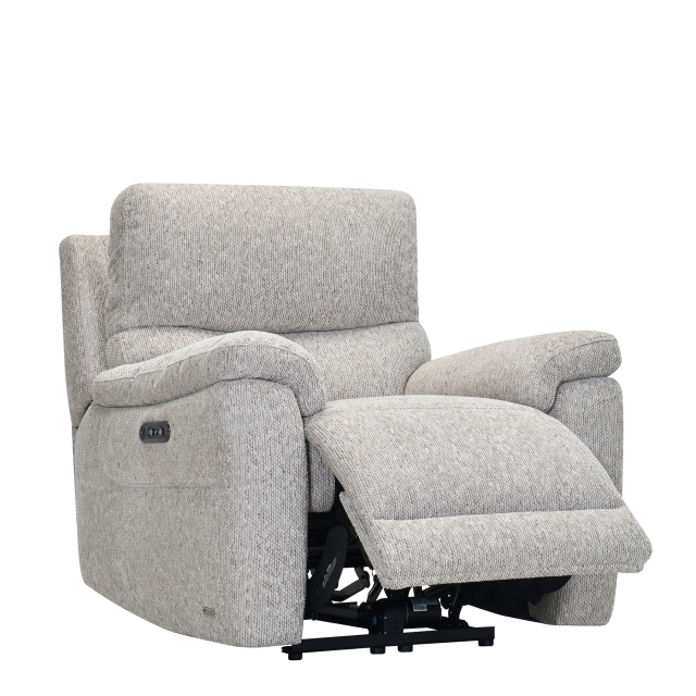 Power Recliner Chair In Fabric - Aston
