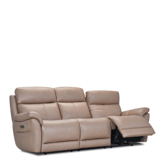3 Seat 2 Power Recliner Sofa In Leather - Nexus