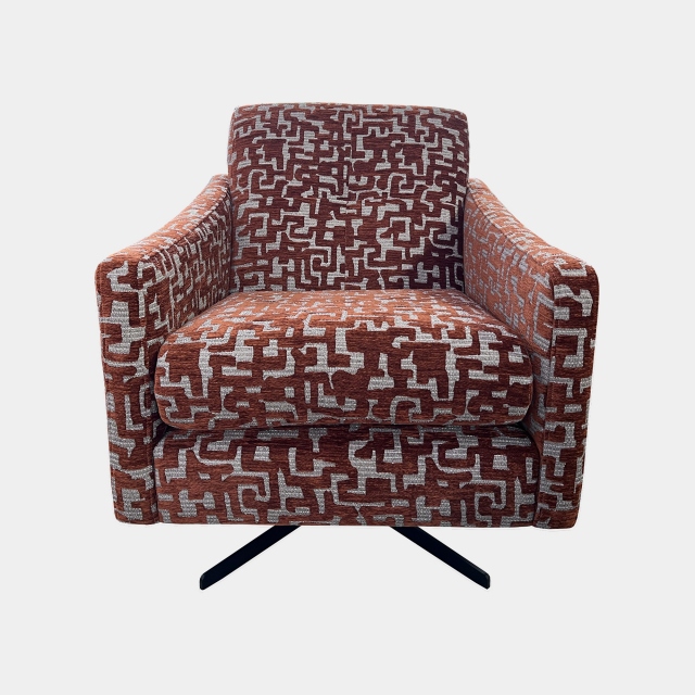Swivel Chair In Fabric - Maya