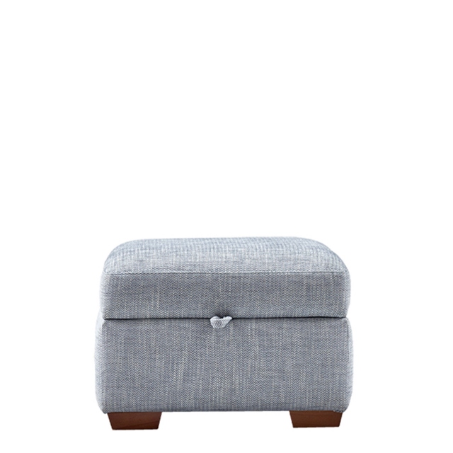 Storage Footstool In Fabric - Crafton