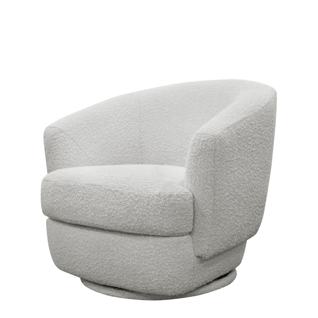 Swivel Tub Chair In Fabric - Gable
