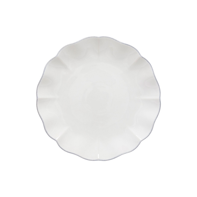 White Dinner Plate - Rosa