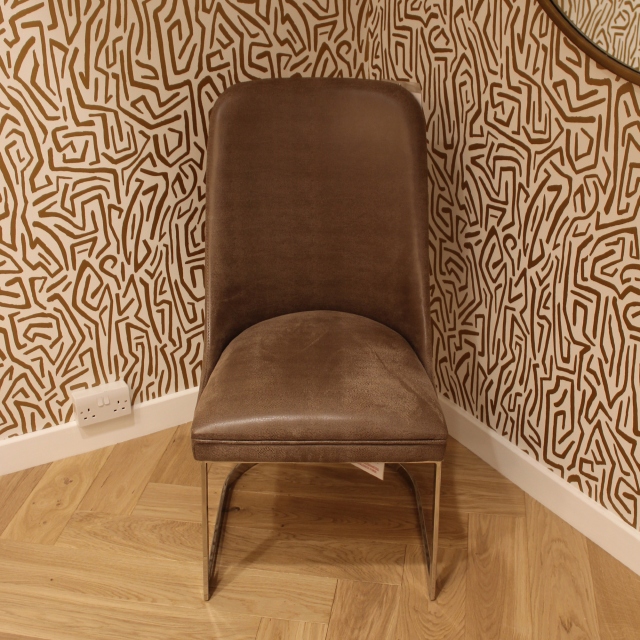 Dining Chair Eco Nabuk - Item as Pictured - Rome