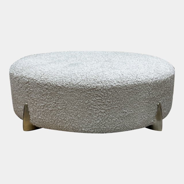 Accent Stool In Deluxe Fabric - Caprice