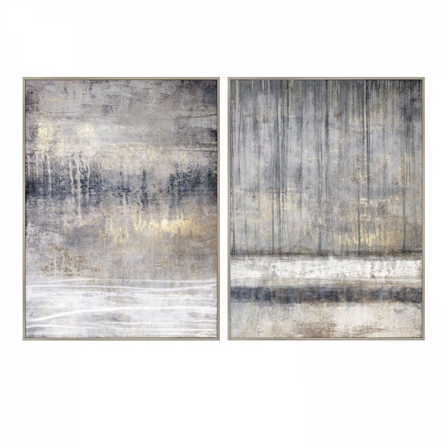 Set of 2 Framed Canvas By Sabrina Roscino - Torrent
