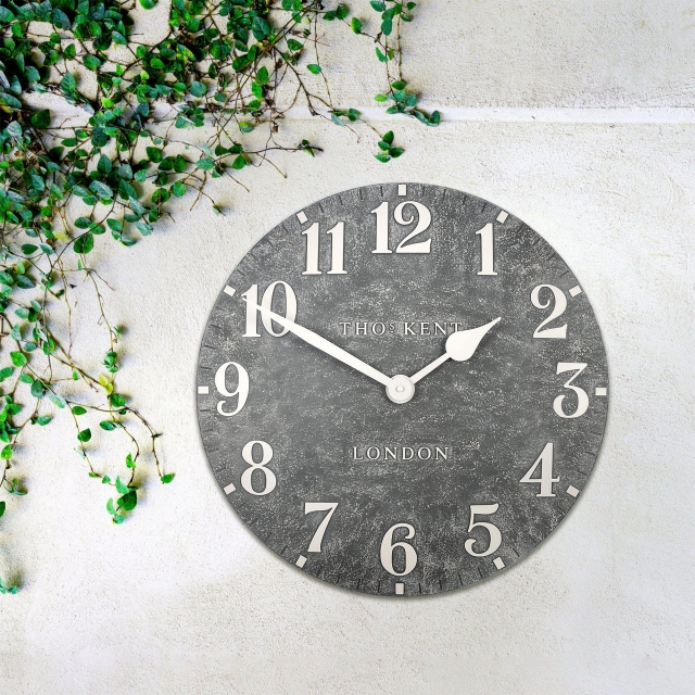 Cement Wall Clock - Outdoor Arabic