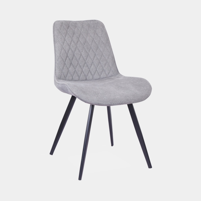 Dining Chair In Fabric - Bianco