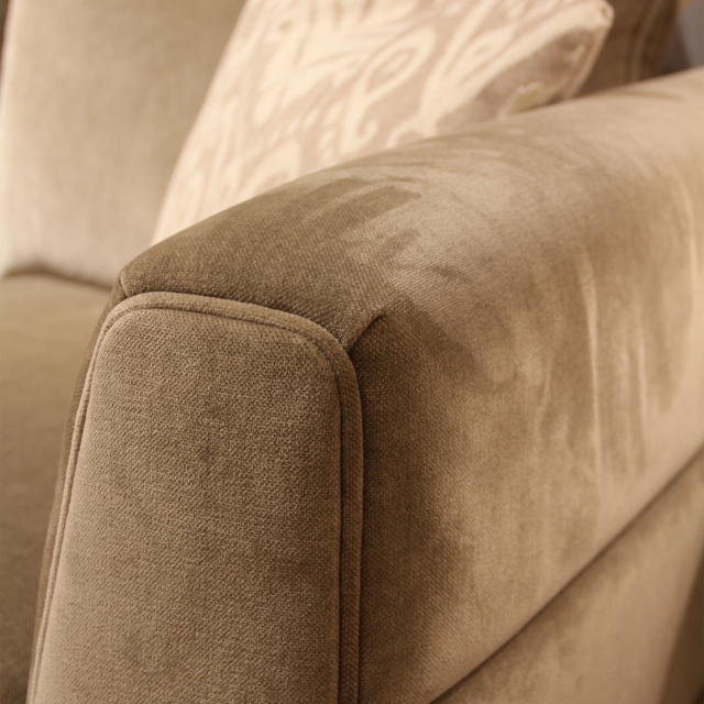 Medium Sofa In Fabric Dusk Latte With Weathered Oak Feet - Item as Pictured - Jamestown