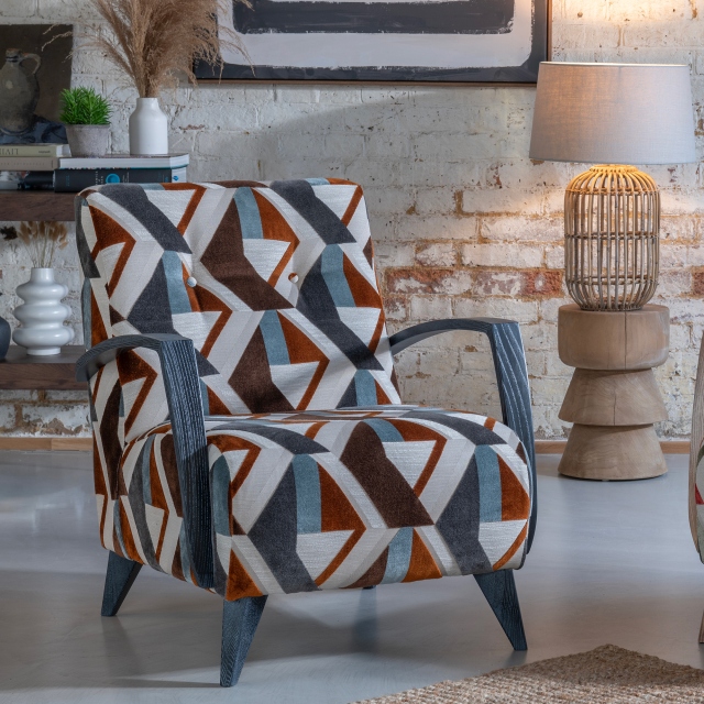 Accent Chair In Fabric - Camden