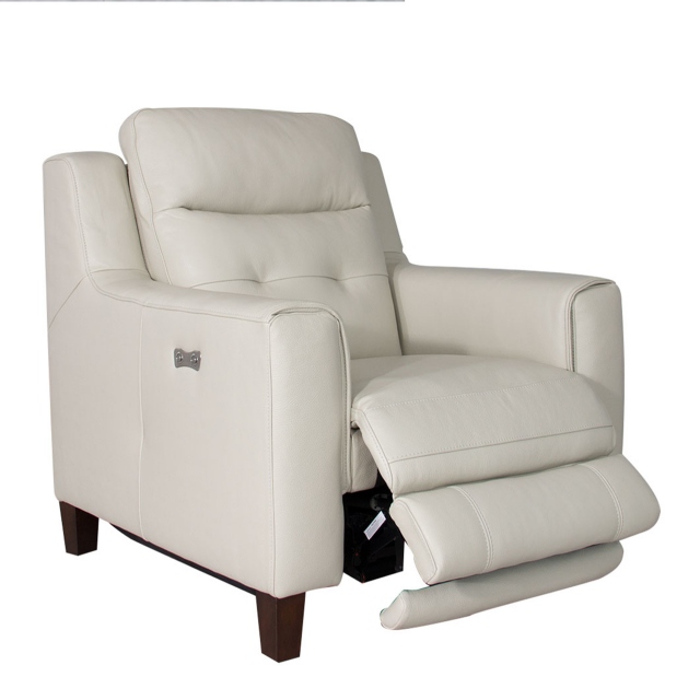 Power Recliner Chair In Leather - Caserta