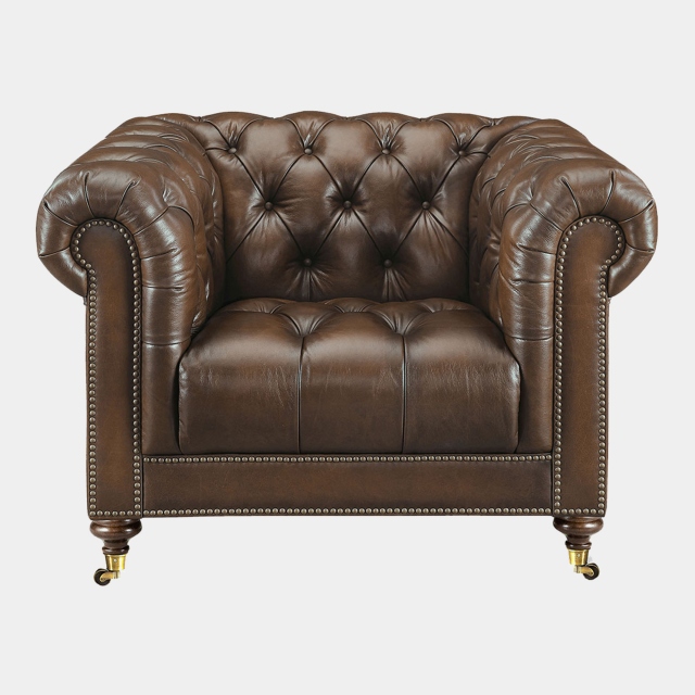 Club Chair In Leather - Churchill