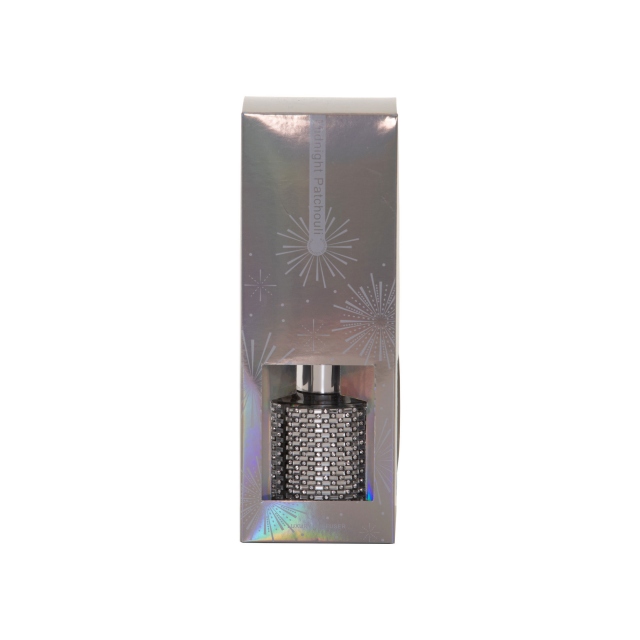 100ml Midnight Patchouli Reed Diffuser - Silver Diamond