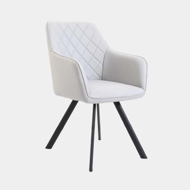 Carver Dining Chair In PU - Pietro