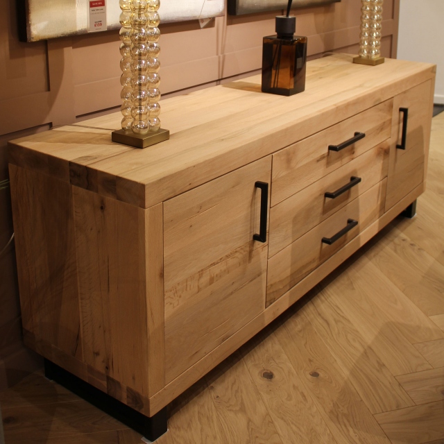 2 Door 3 Drawer Sideboard - Item as Pictured - Mammoth