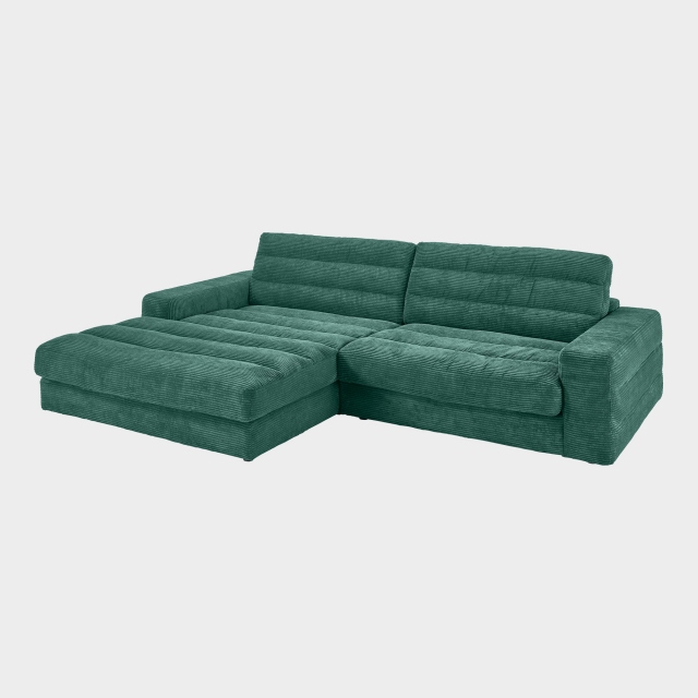 Small Sofa With LHF Chaise In Fabric - Plaza