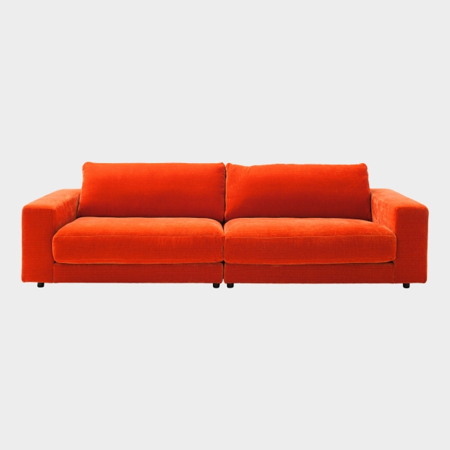 Large 3 Seat Sofa In Fabric - Domino