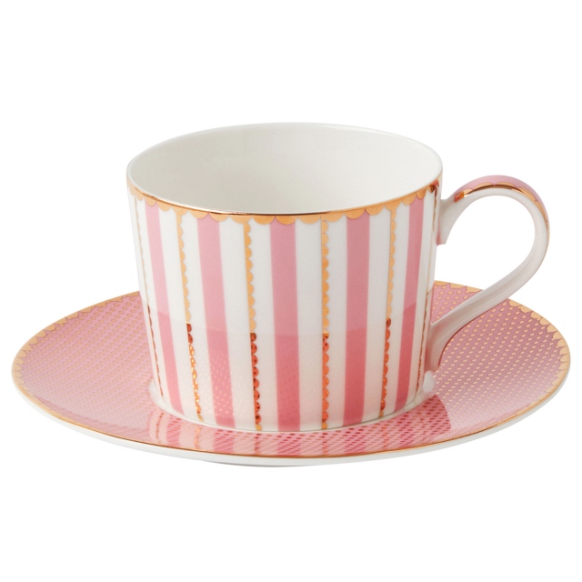 Teas's & C's Regency Pink Cup & Saucer Pink - Maxwell & Williams