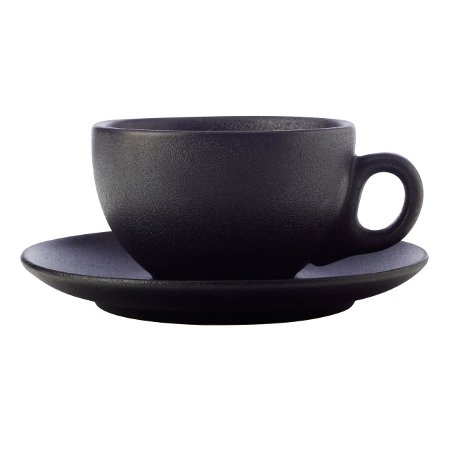 Caviar Coupe Cup & Saucer - Maxwell & Williams