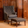 Wing Chair In Fabric - Tetrad MacKenzie