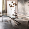 Dining Table In Clear Glass - Cattelan Italia Spyder