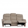 3 Seat 2 Manual Recliner Sofa In Fabric - Lavenham