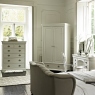 2+2 Drawer Chest In White Painted Finish - Lace