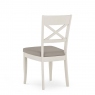 Soft Grey Finish X Back Dining Chair - Chateau